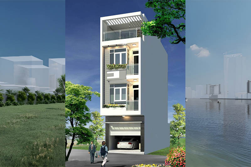 Thiết kế nhà ống 6x16m đẹp