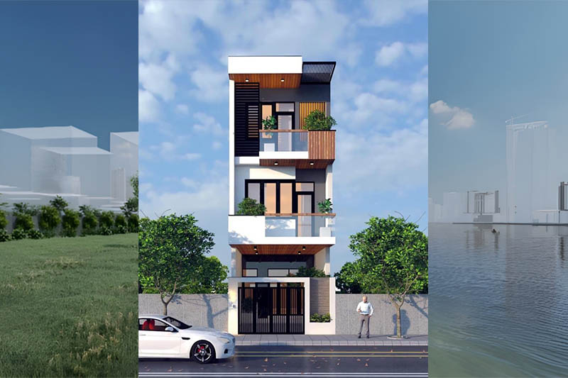 Thiết kế nhà ống 6x16m đẹp