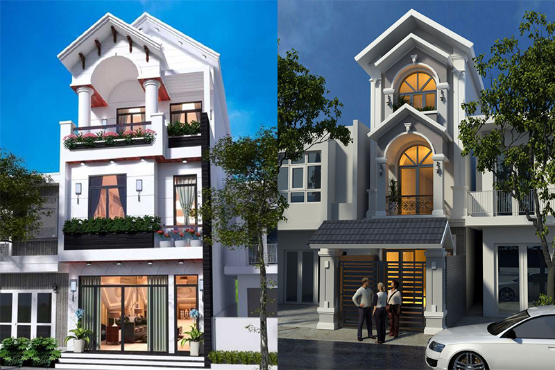 Mẫu nhà đẹp diện tích 6×17m đẹp