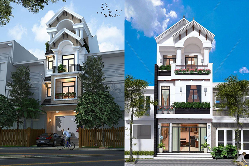 Mẫu nhà đẹp diện tích 6×17m đẹp