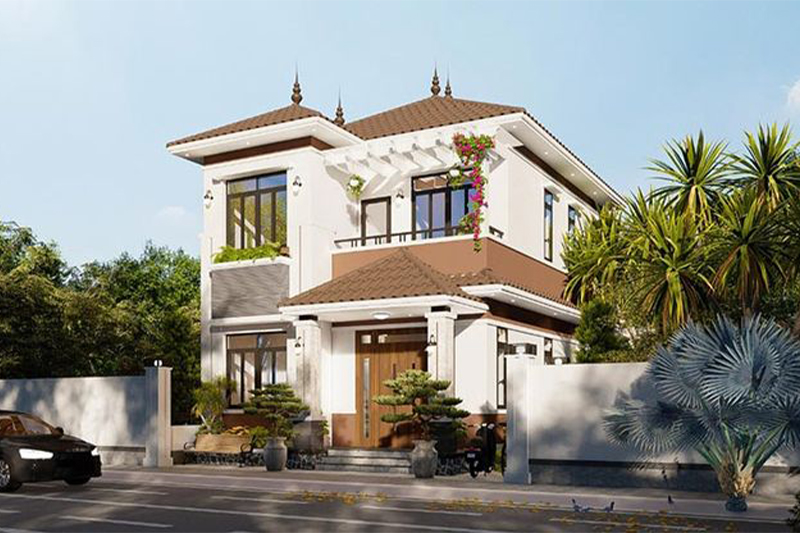 Mẫu thiết kế nhà vuông 8x8m 2 tầng