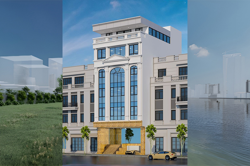 Mẫu thiết kế tòa nhà văn phòng