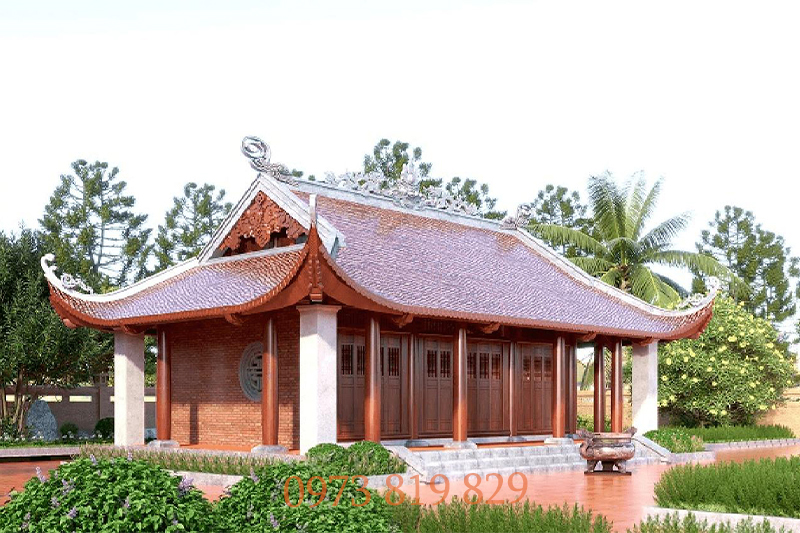 Mẫu thiết kế nhà thờ họ đẹp