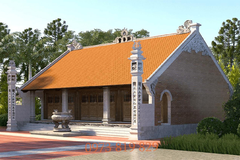 Mẫu thiết kế nhà thờ họ đẹp