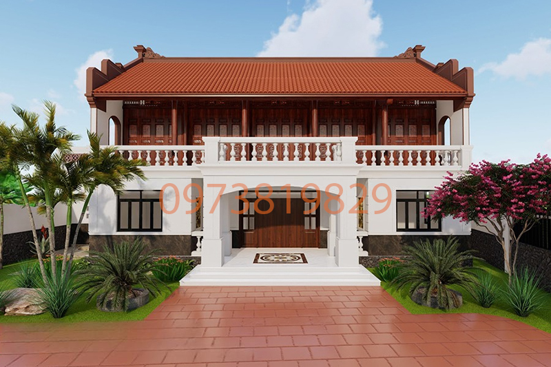 Mẫu nhà thờ họ 5 gian đẹp Mẫu nhà thờ họ 5 gian đẹp