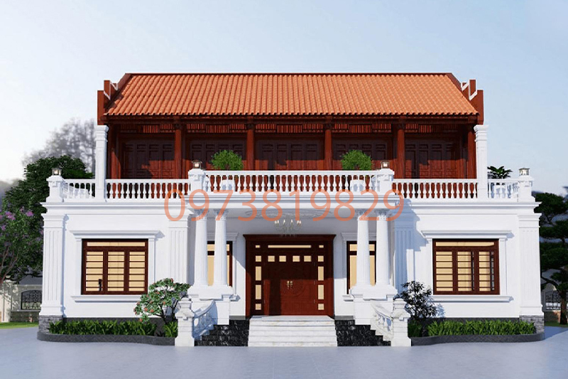Mẫu nhà thờ họ 5 gian đẹp Mẫu nhà thờ họ 5 gian đẹp