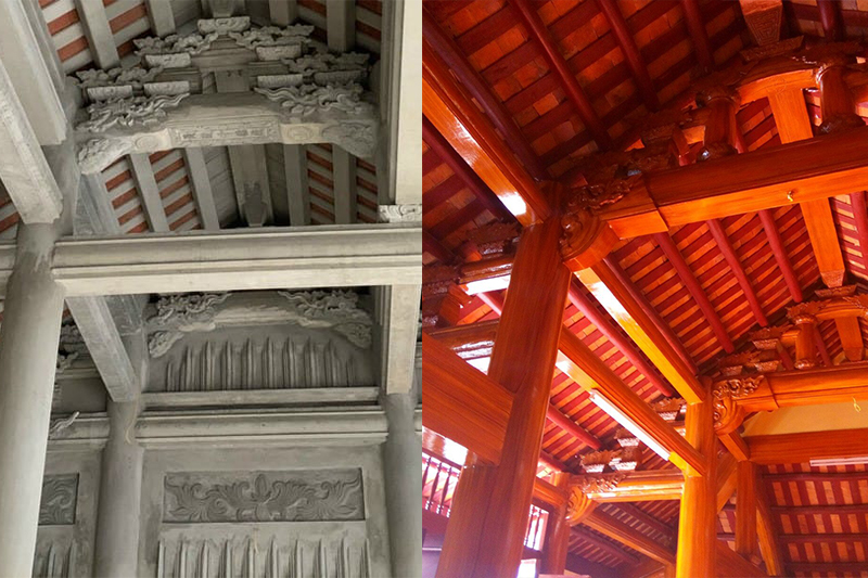 Nhà gỗ 3 gian hiện đại