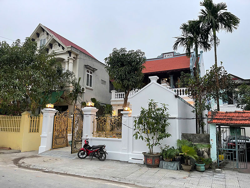Toàn cảnh ngôi nhà được xây dựng trên diện tích đất 9x25m
