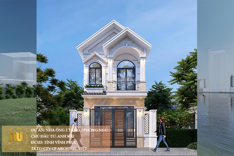 Nhà Ống 2 Tầng 3 Phòng Ngủ Đẹp