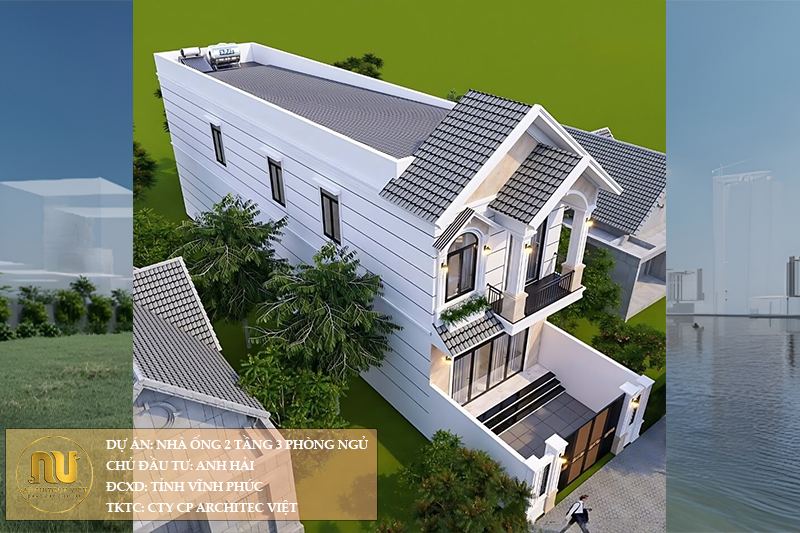 Nhà Ống 2 Tầng 3 Phòng Ngủ Đẹp