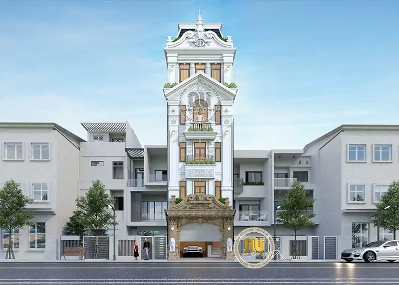 Nhà Phố 5 Tầng Tân Cổ Điển