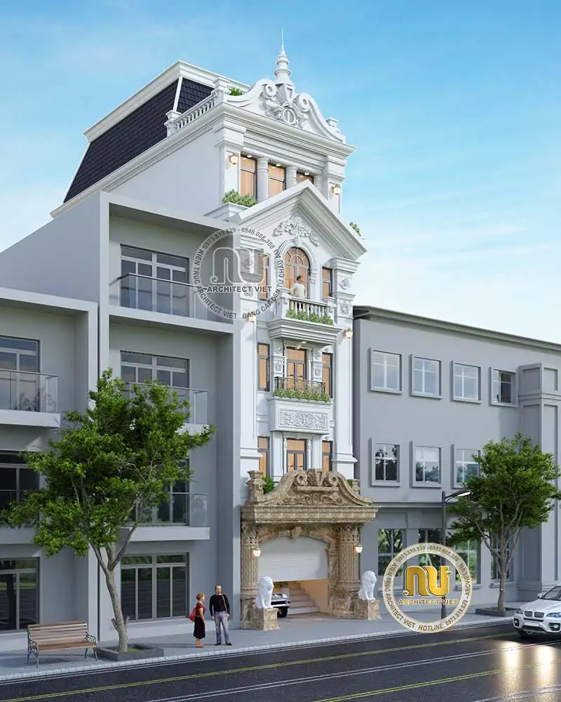 Nhà Phố 5 Tầng Tân Cổ Điển