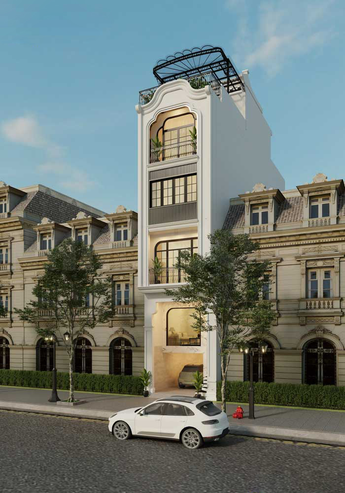 Nhà Phố Phong Cách Indochine