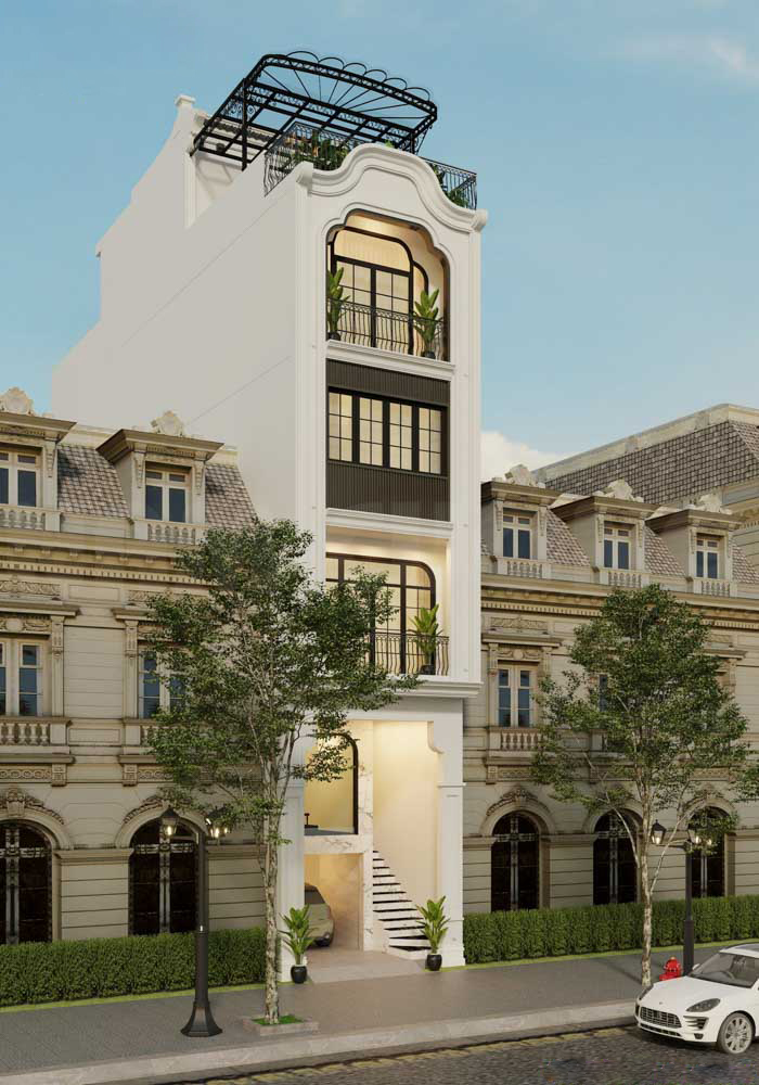 Nhà Phố Phong Cách Indochine