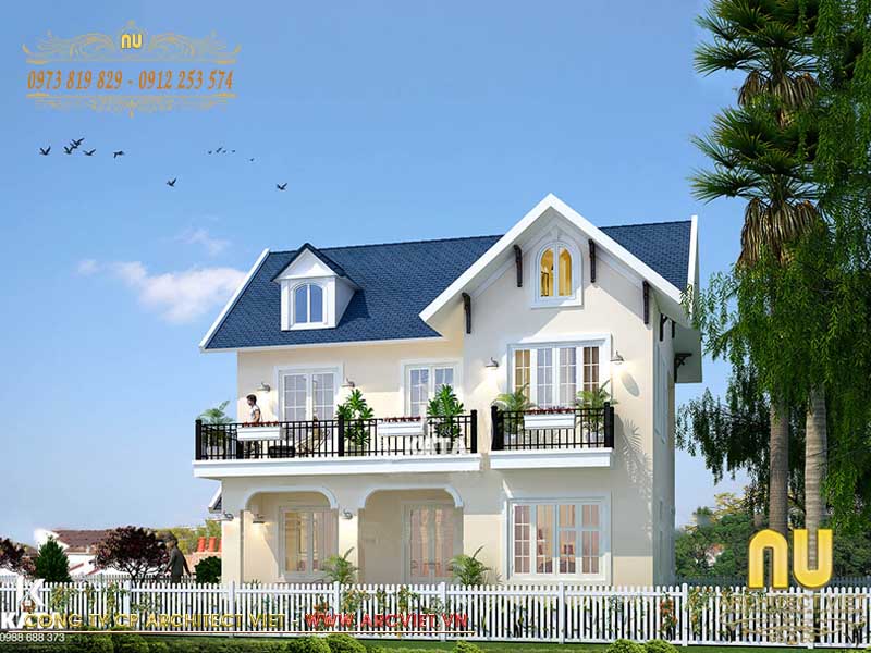 Biệt Thự Nhà Vườn 2 Tầng Hiện Đại