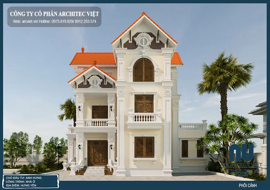Biệt Thự Tân Cổ Điển Kiểu Pháp