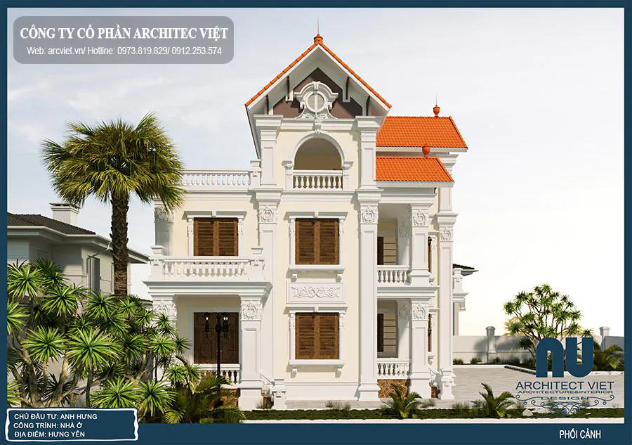 Biệt Thự Tân Cổ Điển Kiểu Pháp