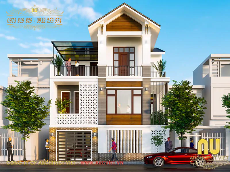 Mẫu Nhà 3 Tầng Đẹp Hiện Đại