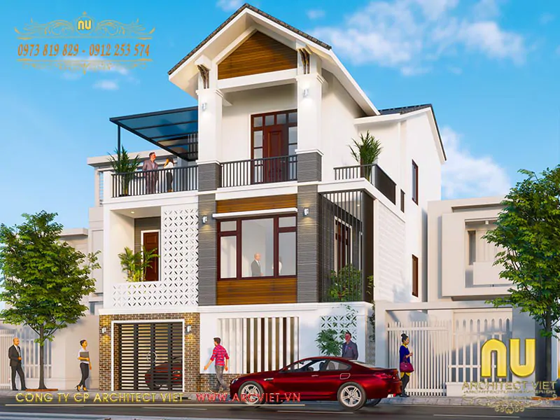 Mẫu Nhà 3 Tầng Đẹp Hiện Đại