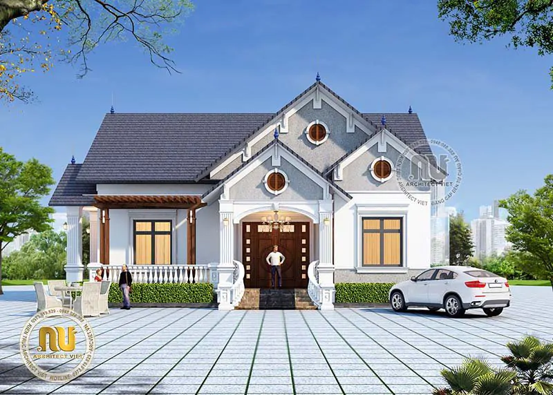 Mẫu Nhà Cấp 4 3 Phòng Ngủ 120m2