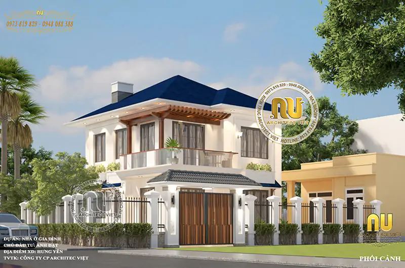 Mẫu Nhà Mái Nhật 2 Tầng Hiện Đại