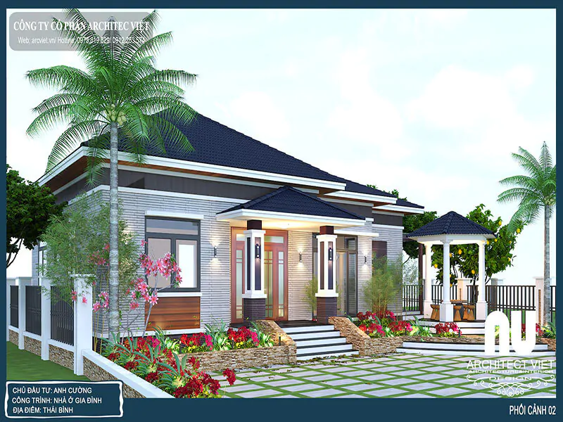Nhà 1 Tầng 3 Phòng Ngủ 150m2