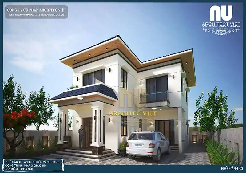 Nhà 2 Tầng 4 Phòng Ngủ 8x12