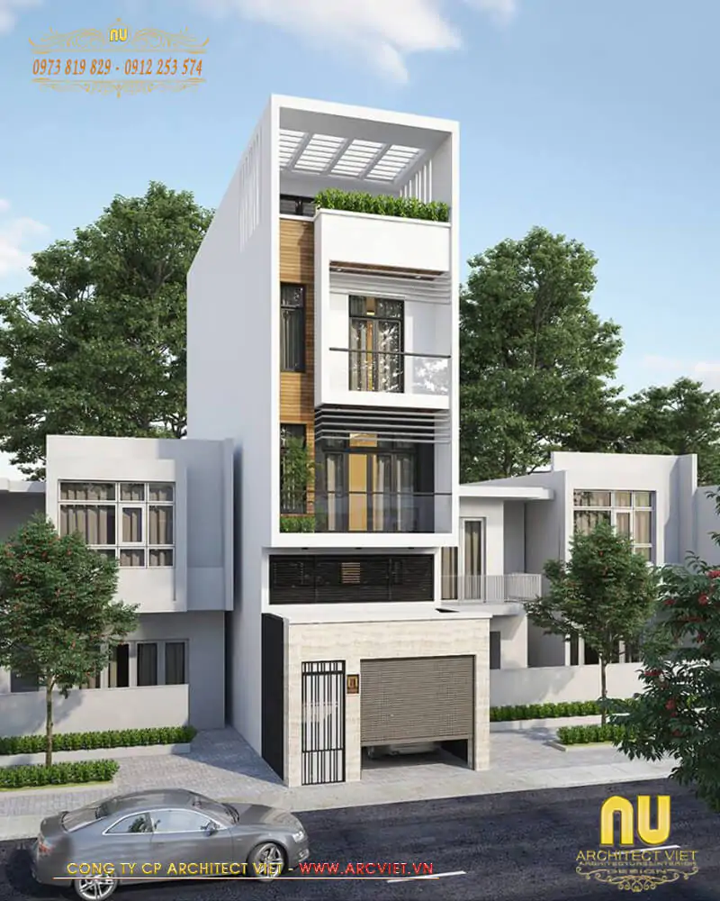 Nhà 3 Tầng 4 Phòng Ngủ 5x20
