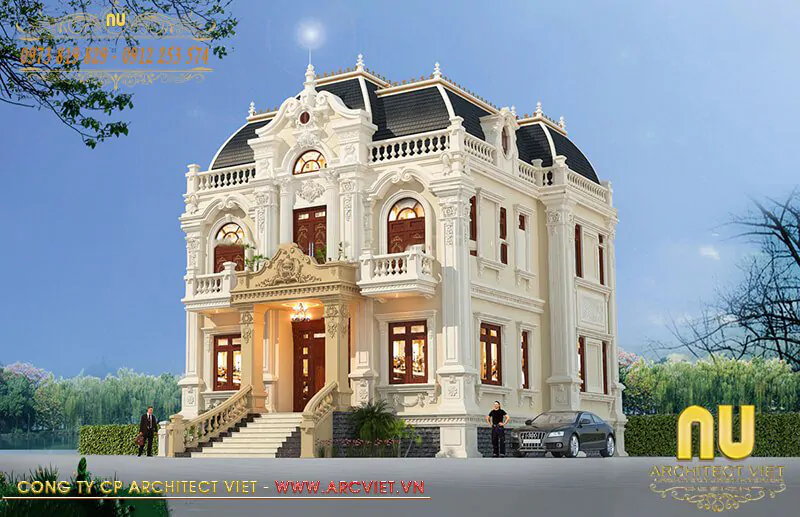 Nhà Kiểu Pháp Cổ Điển