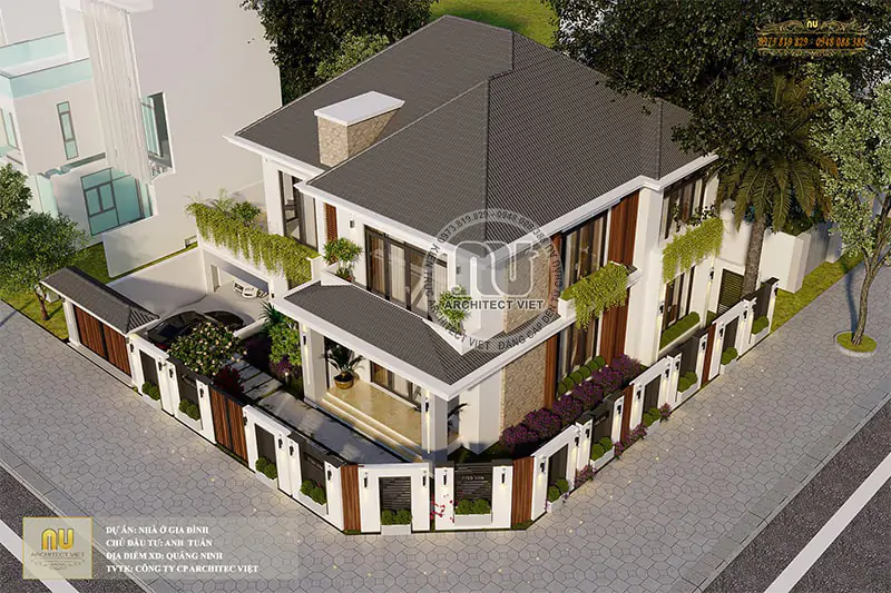 Nhà Mái Nhật 2 Tầng 2 Mặt Tiền