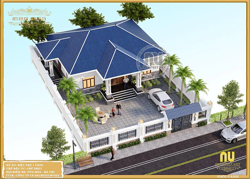 Nhà Mái Nhật 3 Phòng Ngủ