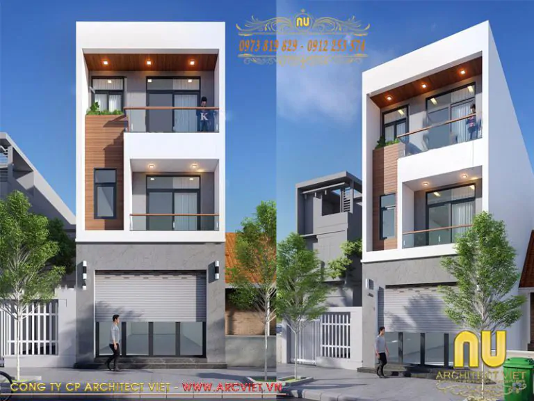 Thiết Kế Nhà 3 Tầng 5x17m