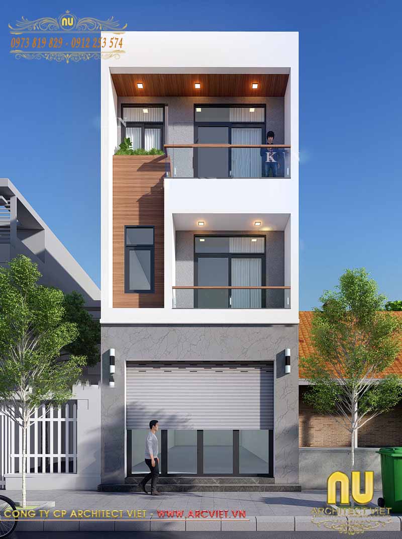 Thiết Kế Nhà 3 Tầng 5x17m