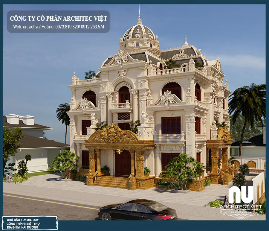 Biệt Thự Kiểu Pháp Cổ Điển
