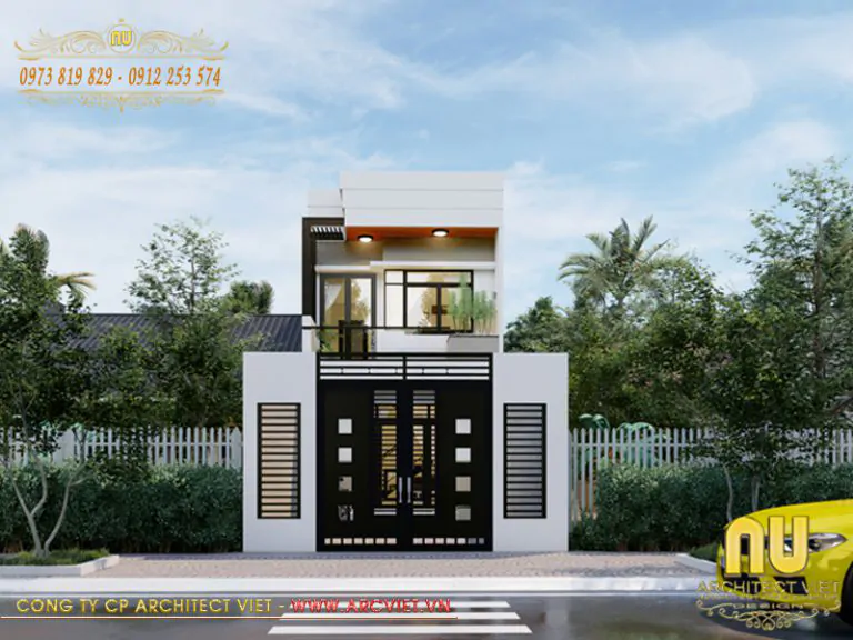 Mẫu Nhà 2 Tầng 5x12m Đẹp