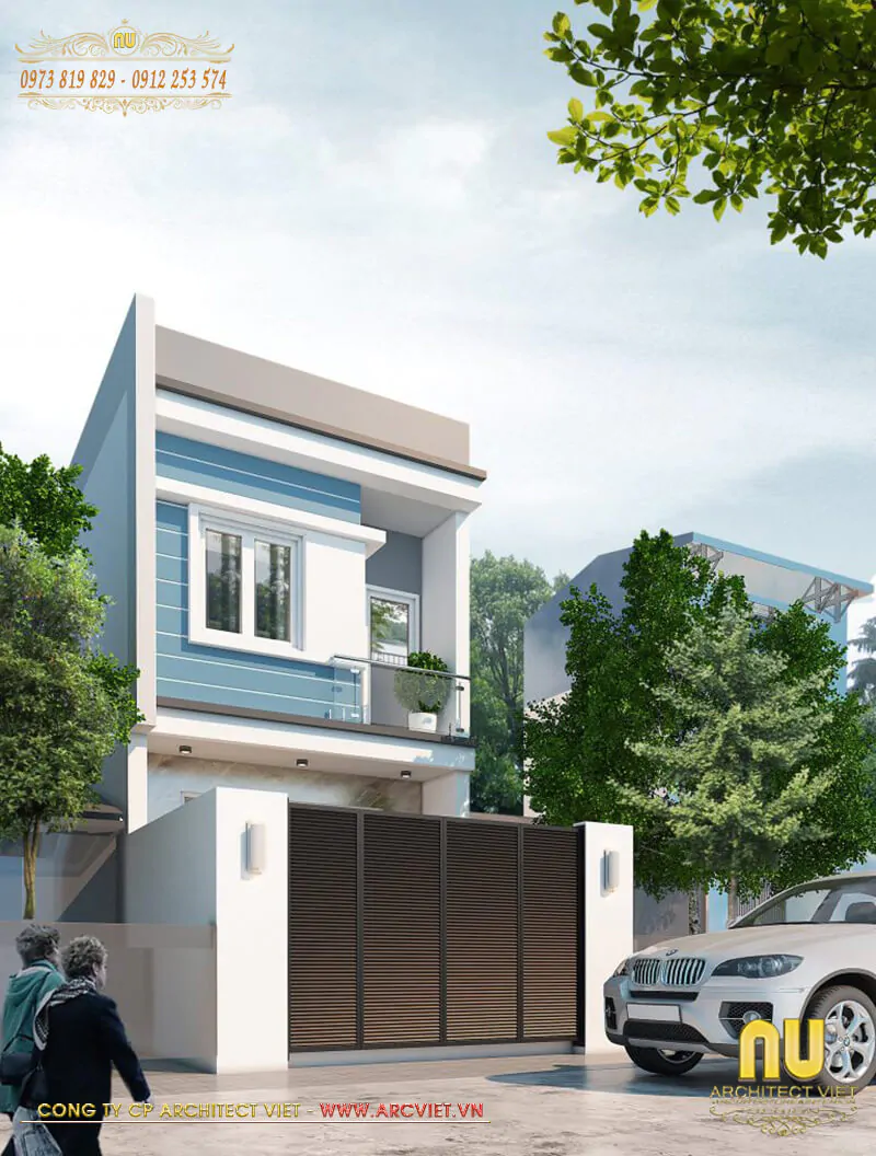 Mẫu Nhà 2 Tầng 6x13m