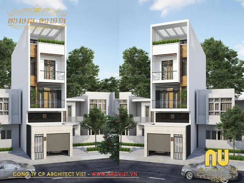 Mẫu Nhà 5x15 3 Tầng