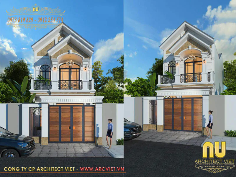 Mẫu Nhà 6x15m 2 Tầng Đẹp