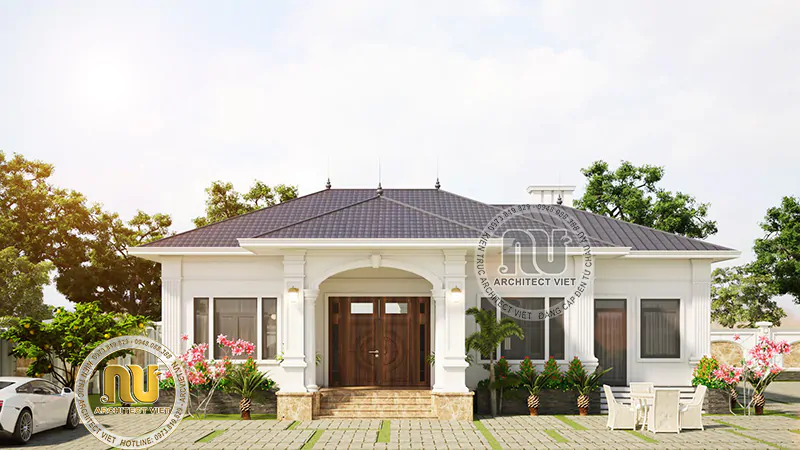 Mẫu Nhà 8x10 1 Tầng
