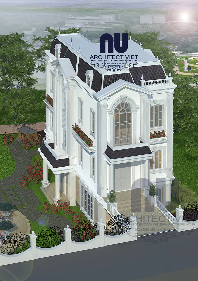 Mẫu Nhà Biệt Thự 3 Tầng 100m2
