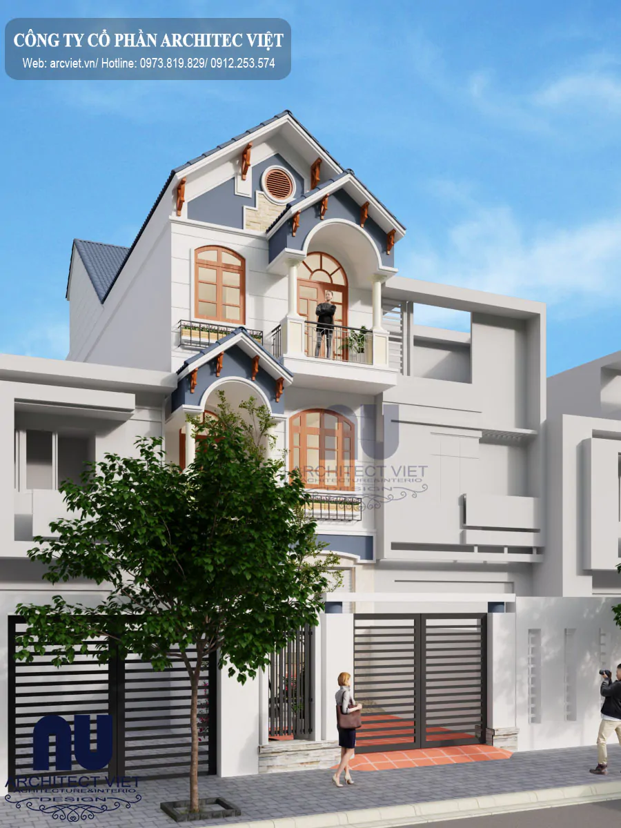 Mẫu Thiết Kế Nhà 3 Tầng 6x13m