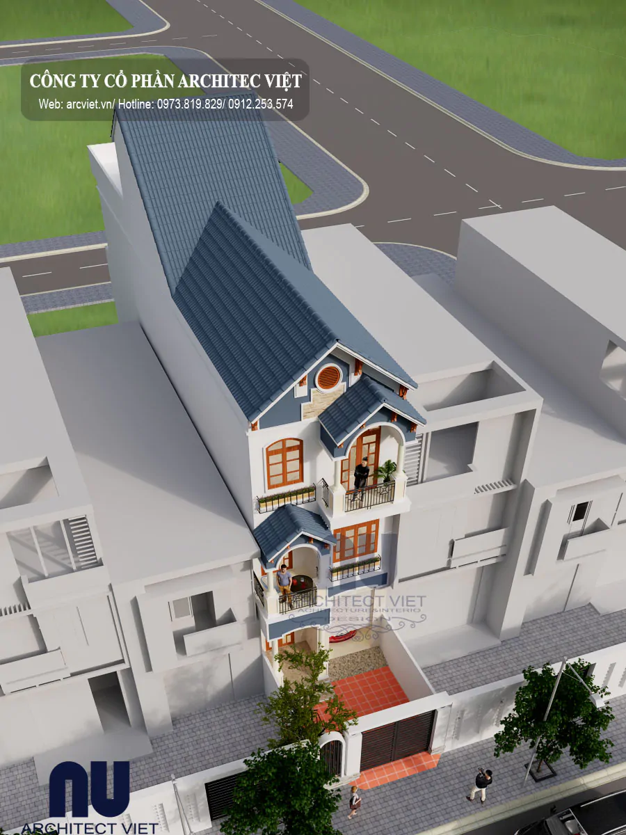 Mẫu Thiết Kế Nhà 3 Tầng 6x13m
