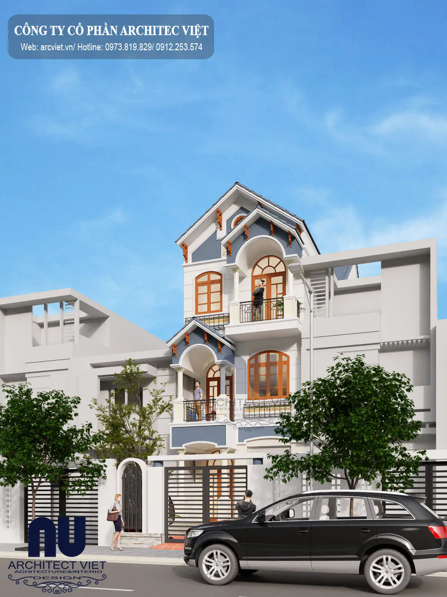 Mẫu Thiết Kế Nhà 3 Tầng 6x13m