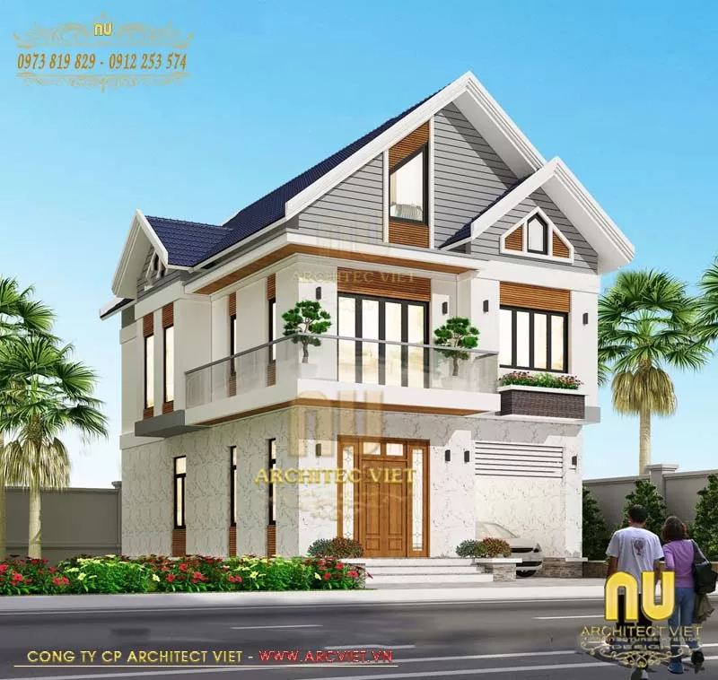 Nhà 2 Tầng 4 Phòng Ngủ Ở Nông Thôn