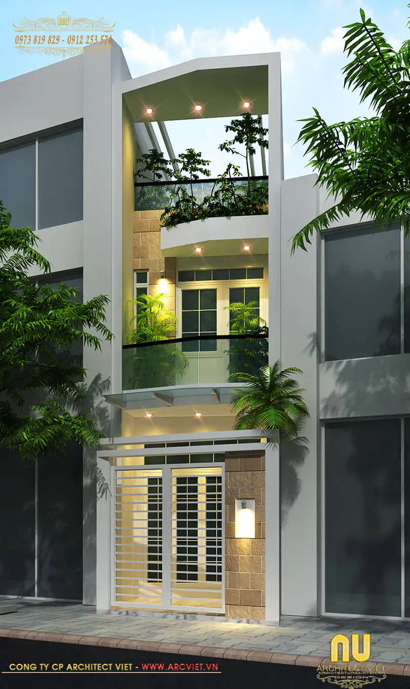 Thiết Kế Nhà 40m2 3 Phòng Ngủ