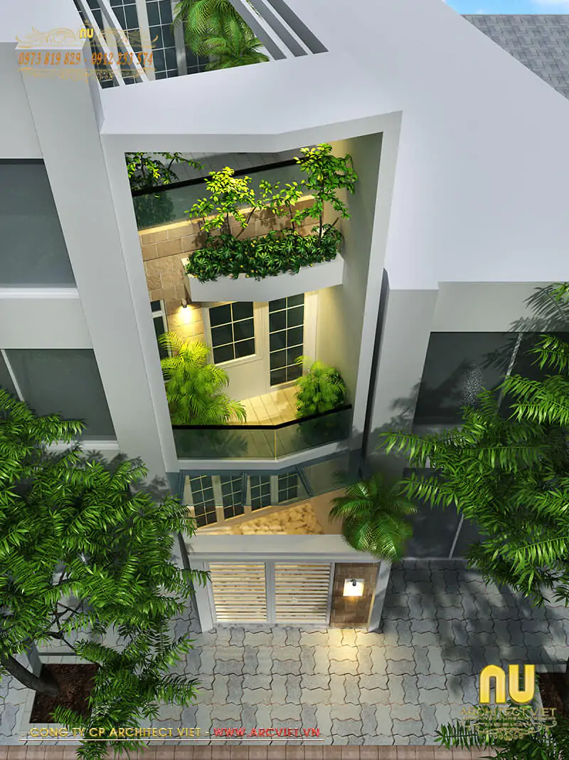 Thiết Kế Nhà 40m2 3 Phòng Ngủ