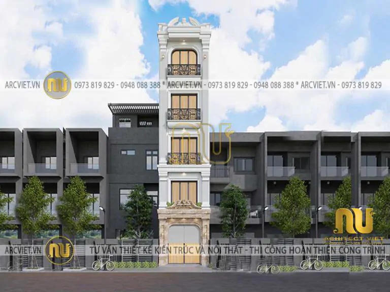 Thiết Kế Nhà 4x15 Có Thang Máy