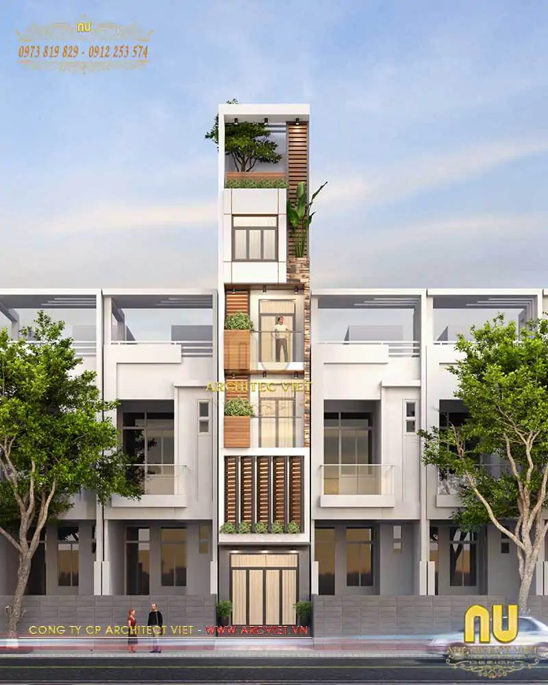 Thiết Kế Nhà 4x18m Có Thang Máy