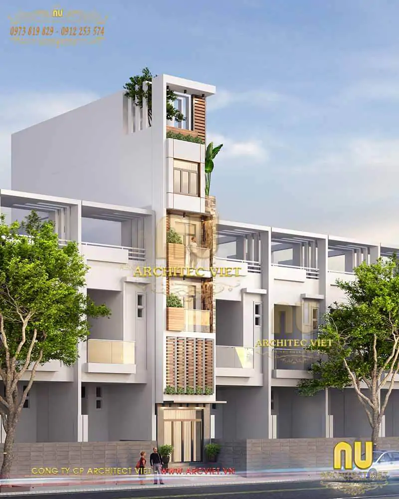 Thiết Kế Nhà 4x18m Có Thang Máy
