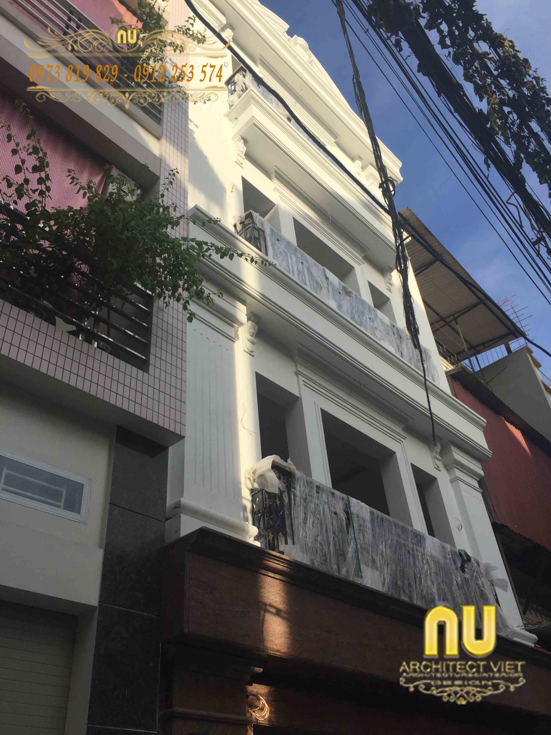 Thiết Kế Nhà 5x16m Có Thang Máy